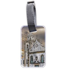 Exterior Facade Antique Colonial Church Olinda Brazil Luggage Tags (two Sides) by dflcprints