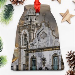 Exterior Facade Antique Colonial Church Olinda Brazil Ornament (bell)  by dflcprints