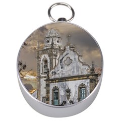 Exterior Facade Antique Colonial Church Olinda Brazil Silver Compasses by dflcprints