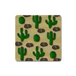 Cactuses Square Magnet Front