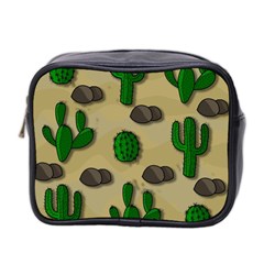 Cactuses Mini Toiletries Bag 2-side by Valentinaart