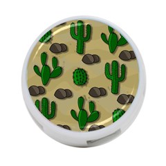 Cactuses 4-port Usb Hub (one Side) by Valentinaart