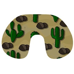 Cactuses Travel Neck Pillows by Valentinaart