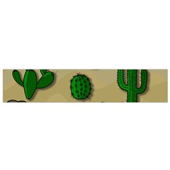 Cactuses Flano Scarf (small) by Valentinaart