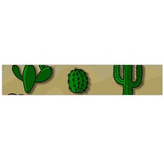 Cactuses Flano Scarf (large) by Valentinaart