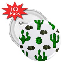 Cactuses 3 2 25  Buttons (100 Pack)  by Valentinaart