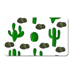 Cactuses 3 Magnet (rectangular) by Valentinaart