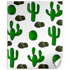 Cactuses 3 Canvas 16  X 20   by Valentinaart