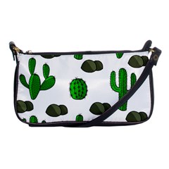 Cactuses 3 Shoulder Clutch Bags by Valentinaart