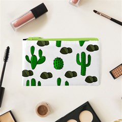 Cactuses 3 Cosmetic Bag (xs) by Valentinaart