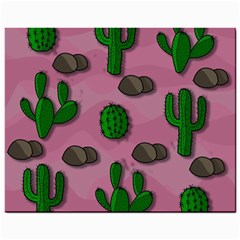 Cactuses 2 Mini Button Earrings