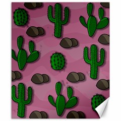 Cactuses 2 Canvas 8  X 10  by Valentinaart