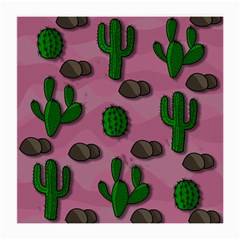 Cactuses 2 Medium Glasses Cloth by Valentinaart