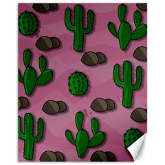 Cactuses 2 Canvas 11  X 14   by Valentinaart