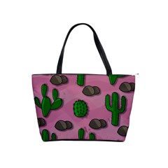 Cactuses 2 Shoulder Handbags by Valentinaart