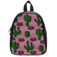 Cactuses 2 School Bags (small)  by Valentinaart