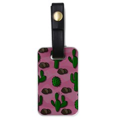 Cactuses 2 Luggage Tags (one Side)  by Valentinaart