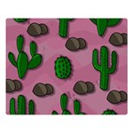 Cactuses 2 Double Sided Flano Blanket (Large)  80 x60  Blanket Front