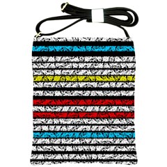 Simple Colorful Design Shoulder Sling Bags by Valentinaart