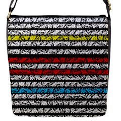 Simple Colorful Design Flap Messenger Bag (s) by Valentinaart