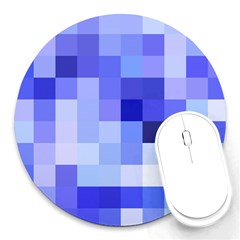 Pixie Blue Round Mousepads