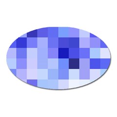 Pixie Blue Oval Magnet