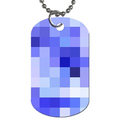 Pixie Blue Dog Tag (one Side)