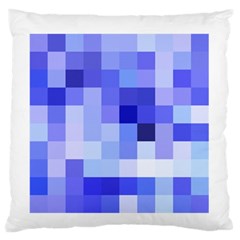 Pixie Blue Large Flano Cushion Case (two Sides)