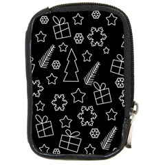 Simple Xmas Pattern Compact Camera Cases by Valentinaart