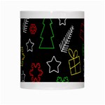 Colorful Xmas pattern White Mugs Center