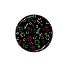 Colorful Xmas Pattern Hat Clip Ball Marker (4 Pack) by Valentinaart