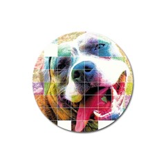 Layla Merch Magnet 3  (round) by tigflea