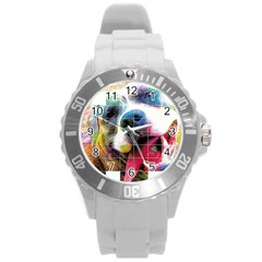 Layla Merch Round Plastic Sport Watch (l)