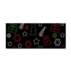 Green And  Red Xmas Pattern Cosmetic Storage Cases by Valentinaart