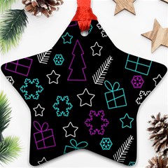 Creative Xmas pattern Ornament (Star) 