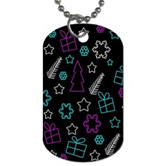 Creative Xmas Pattern Dog Tag (two Sides)