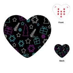 Creative Xmas pattern Playing Cards (Heart) 