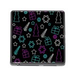 Creative Xmas pattern Memory Card Reader (Square) Front