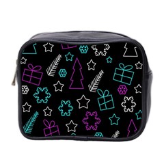 Creative Xmas pattern Mini Toiletries Bag 2-Side