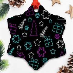 Creative Xmas pattern Ornament (Snowflake) 