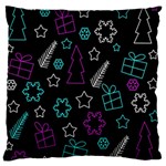 Creative Xmas pattern Standard Flano Cushion Case (One Side) Front