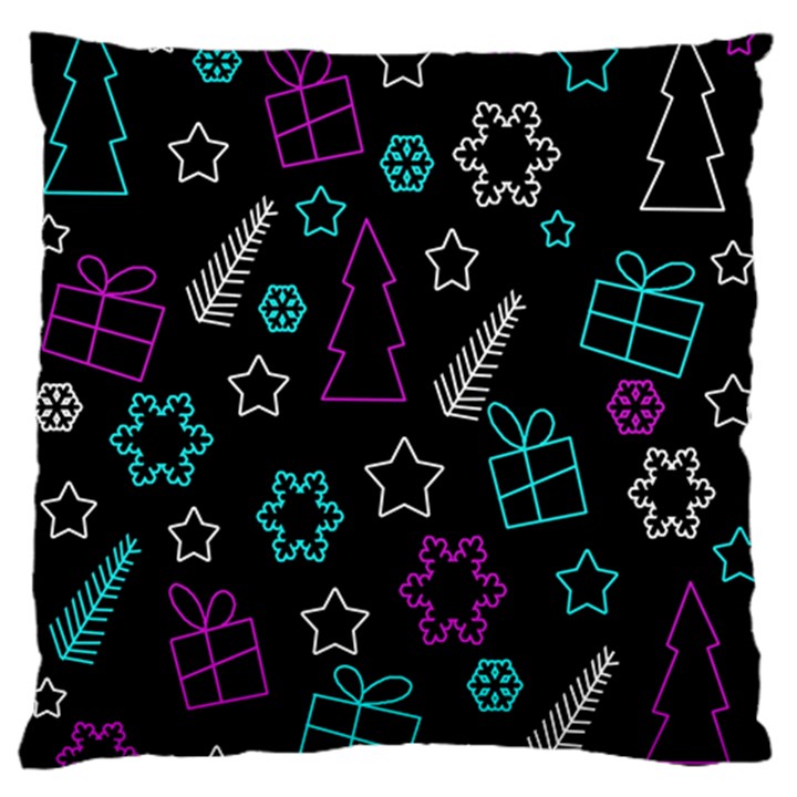 Creative Xmas pattern Standard Flano Cushion Case (One Side)