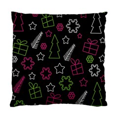 Elegant Xmas Pattern Standard Cushion Case (one Side) by Valentinaart