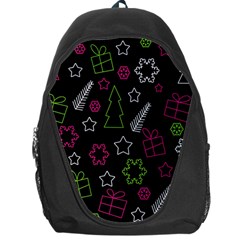 Elegant Xmas Pattern Backpack Bag by Valentinaart