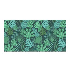 Tropical Plantation Pattern2 Satin Wrap