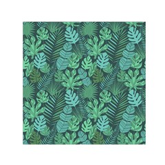 Tropical Plantation Pattern2 Small Satin Scarf (square) by kostolom3000shop