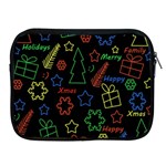 Playful Xmas pattern Apple iPad 2/3/4 Zipper Cases Front