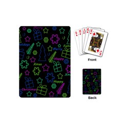 Decorative Xmas Pattern Playing Cards (mini)  by Valentinaart