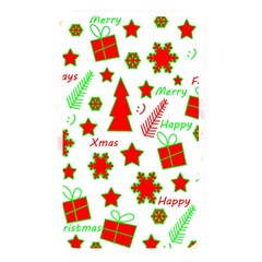 Red And Green Christmas Pattern Memory Card Reader by Valentinaart