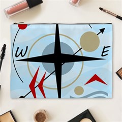 Compass Cosmetic Bag (xl) by Valentinaart